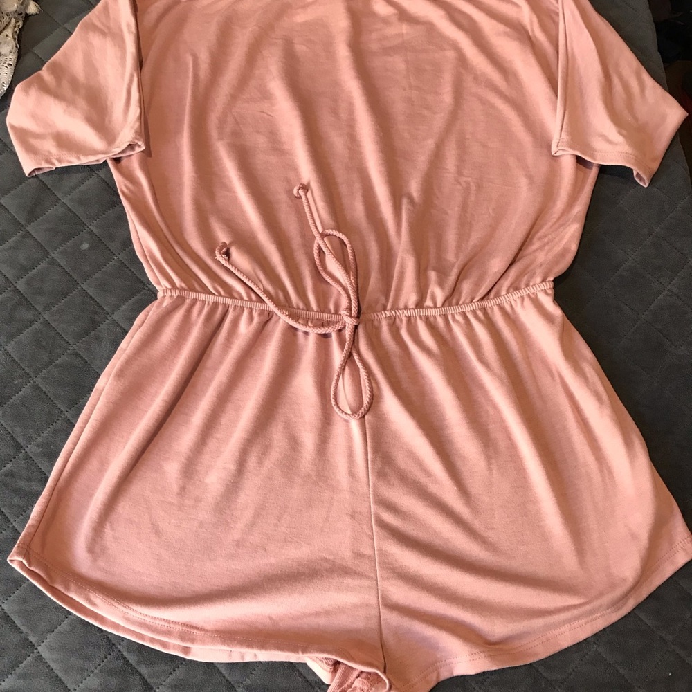 Dusty Rose Romper